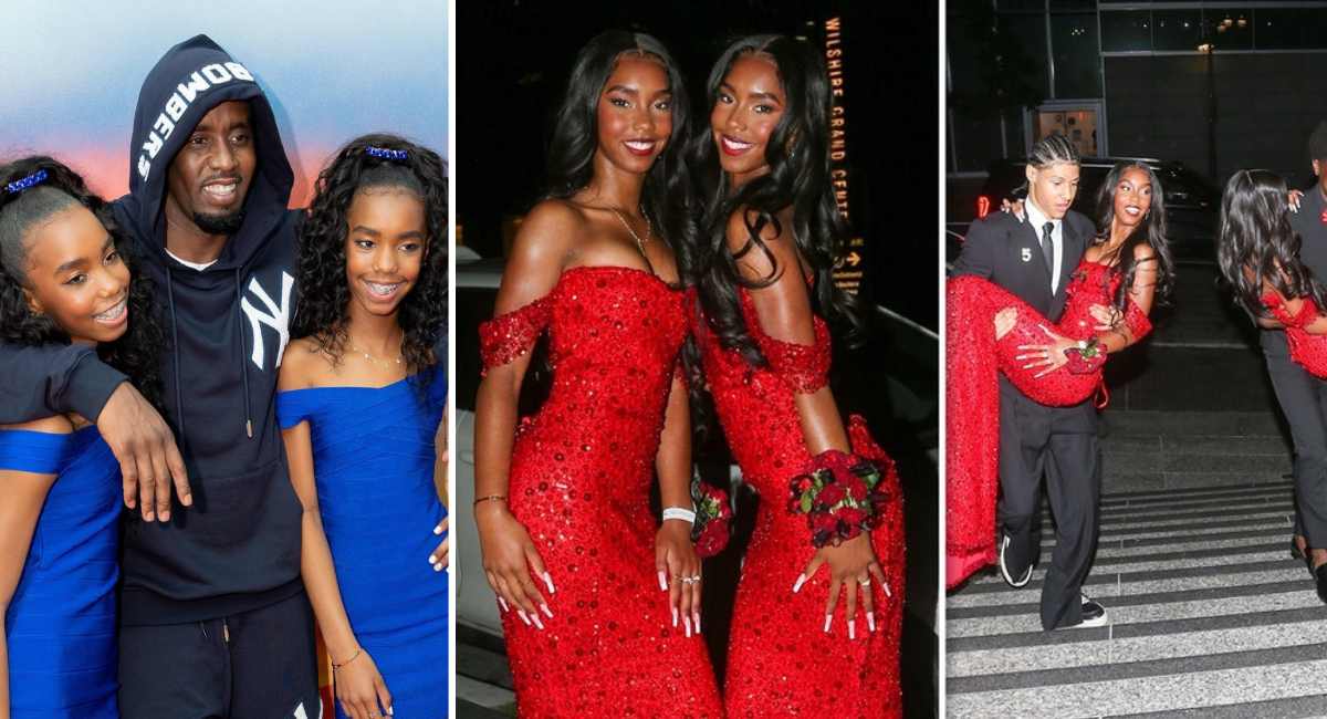 Diddy’s Twin Daughters Shine at Prom Amid Dad’s Trial