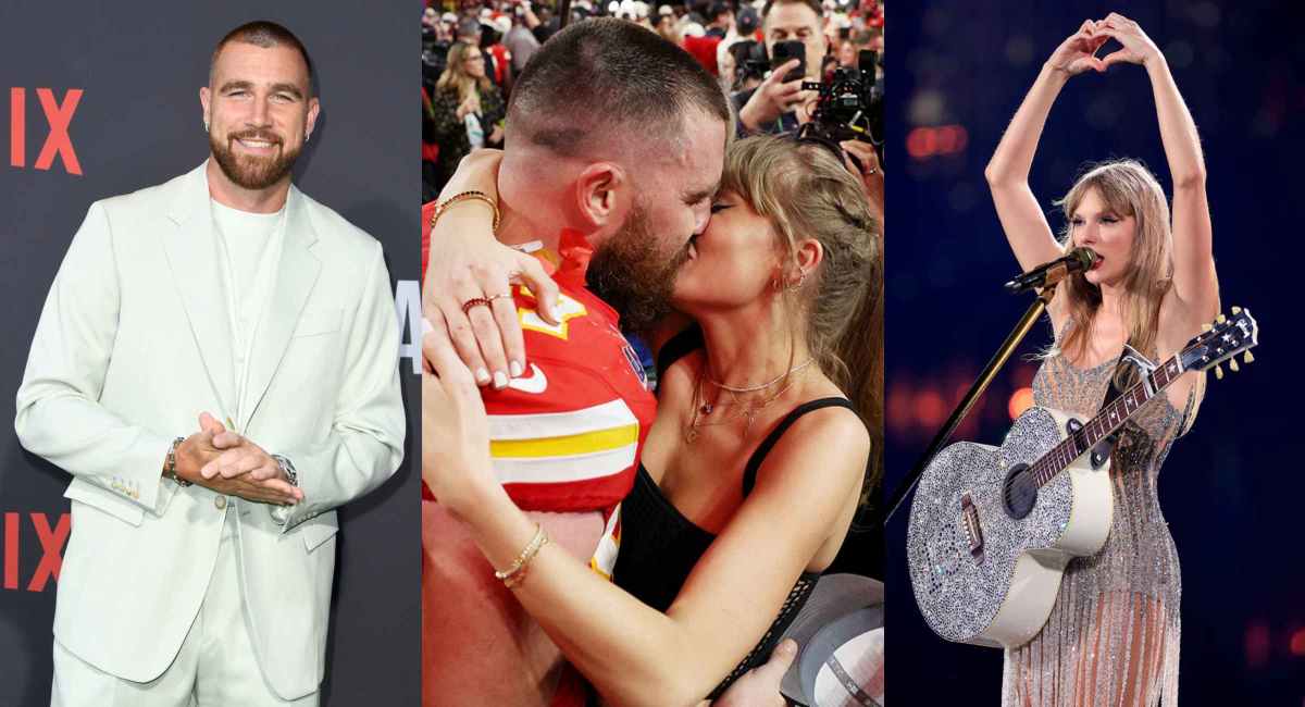 Taylor Swift and Travis Kelce
