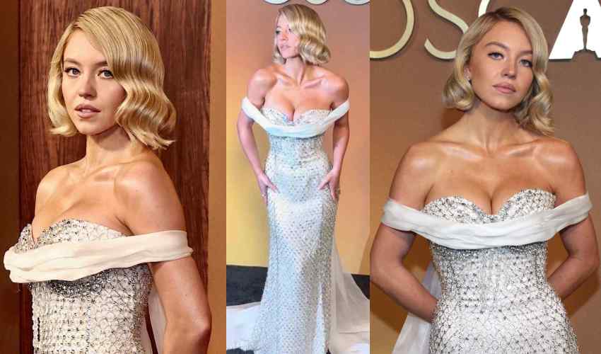 Sydney Sweeney Shines in a Dazzling Silver Look at Governors Awards