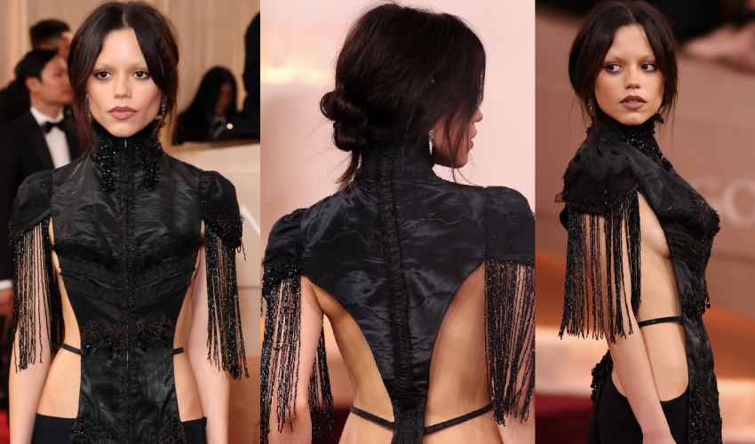 Jenna Ortega Brings Goth Glam to 2026 Golden Globes