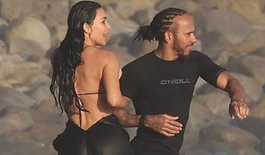 A New Power Couple: Kim and Lewis Go Public in Malibu