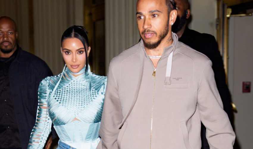 Kim Kardashian Enjoys Broadway Night Out With Lewis Hamilton