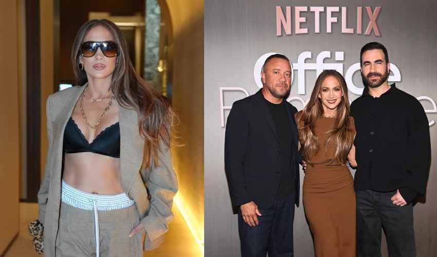 Jennifer Lopez Stuns in Plunging Blazer at Netflix Upfront