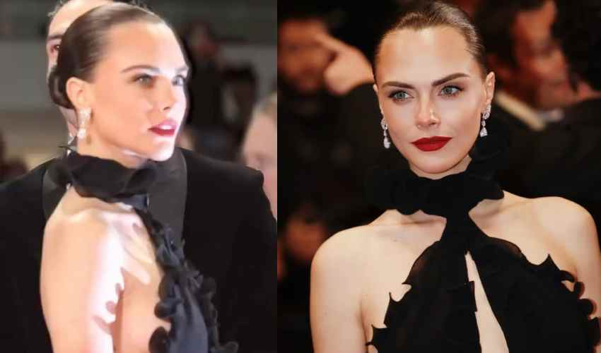 Cara Delevingne Makes Bold Cannes Appearance in Tom Ford