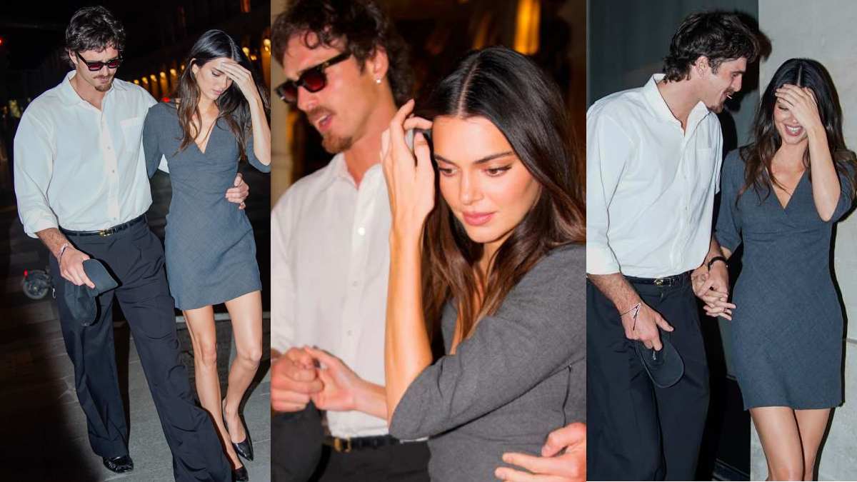 Jacob Elordi and Kendall Jenner in Paris During Fashion Week