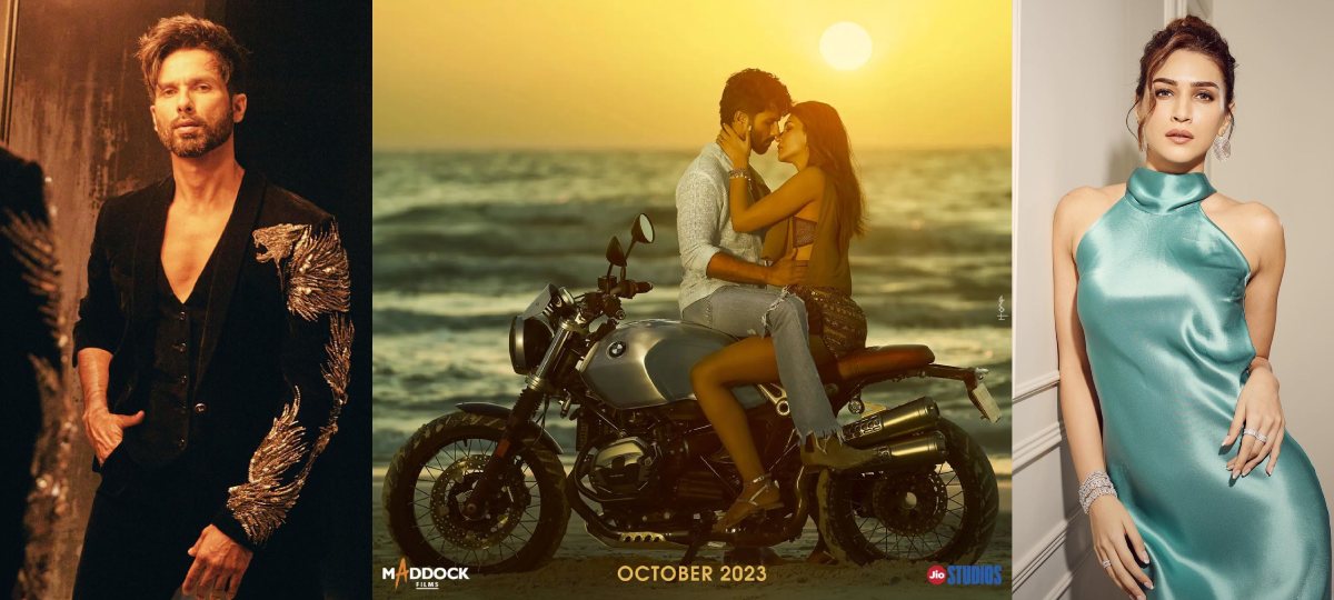 Shahid Kapoor mocked for posing romantically with Kriti