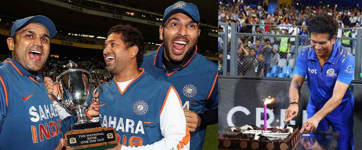 Virender Sehwag congratulated Sachin Tendulkar on his birthday