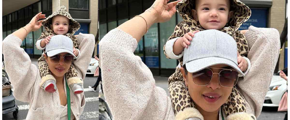 Priyanka Chopra was seen in a fun mood with her daughter