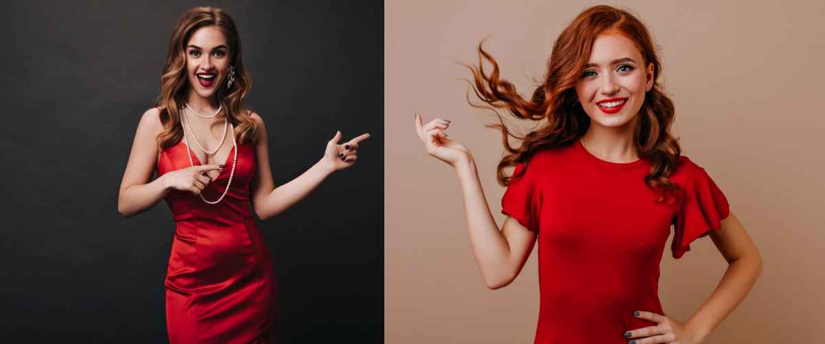 Enhancing a Red Dress - Makeup and Jewelry Options for a Stunning Look