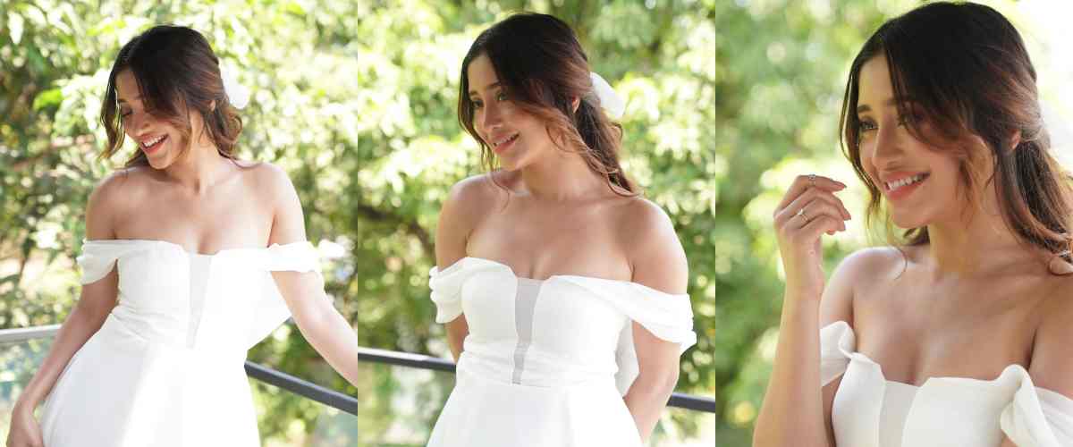 Shivangi Joshi Stuns in an Off-Shoulder Dress