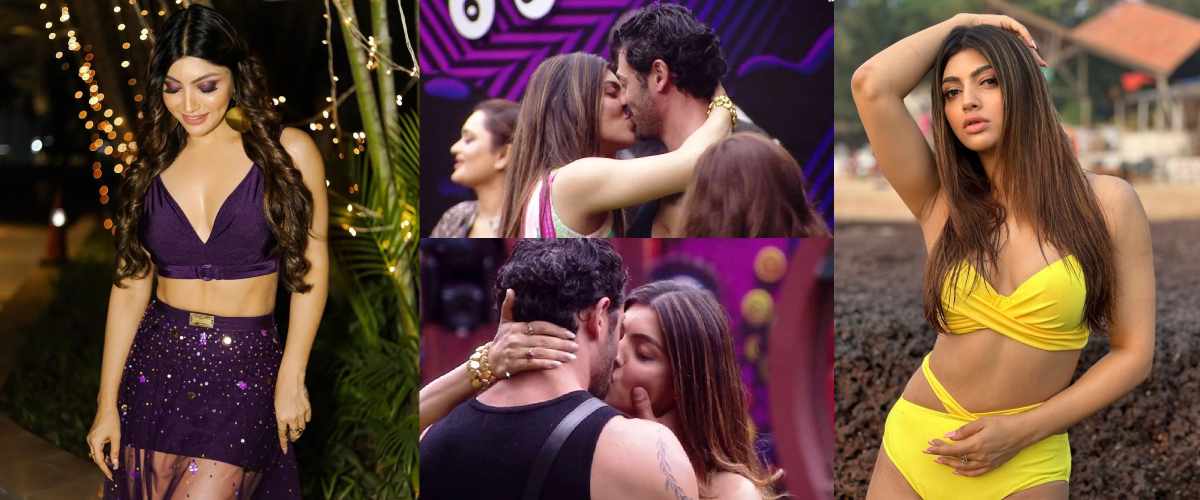 Top 10 Stunning Photos Controversial Lip-Lock Girl Akanksha Puri with Jad Hadid on Bigg Boss OTT