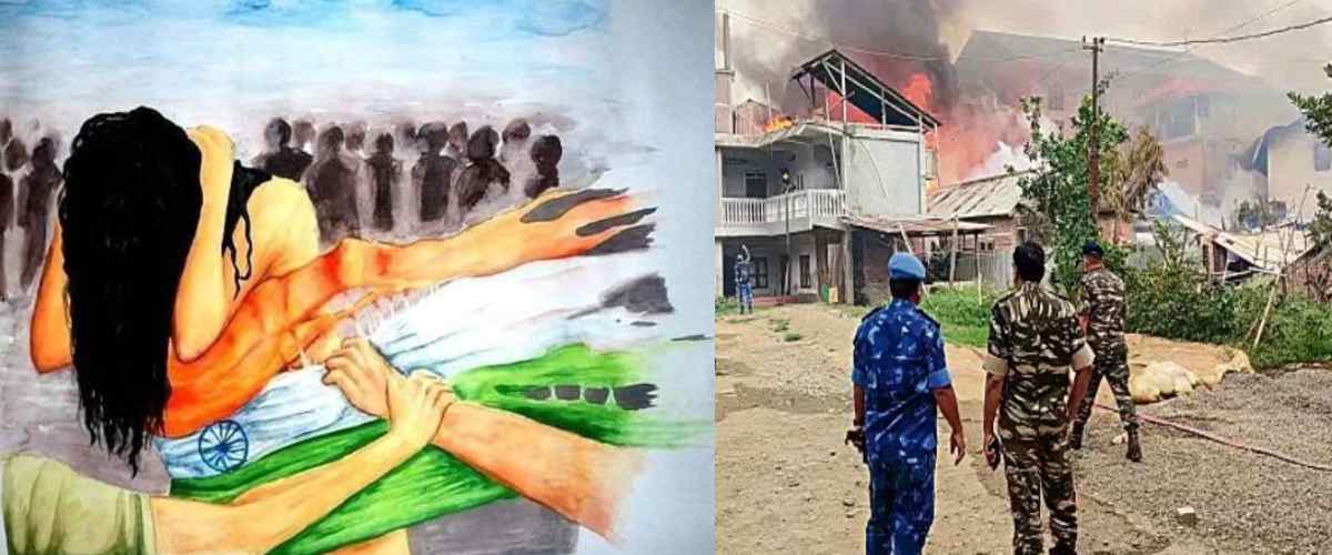 Outrage Over Manipur Violence
