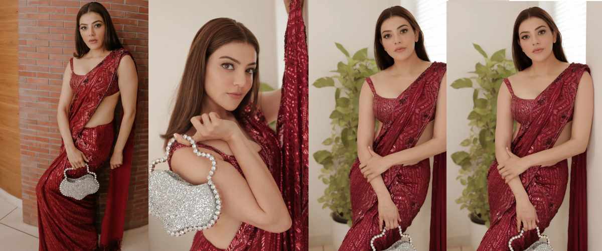 Kajal Aggarwal Saree Look