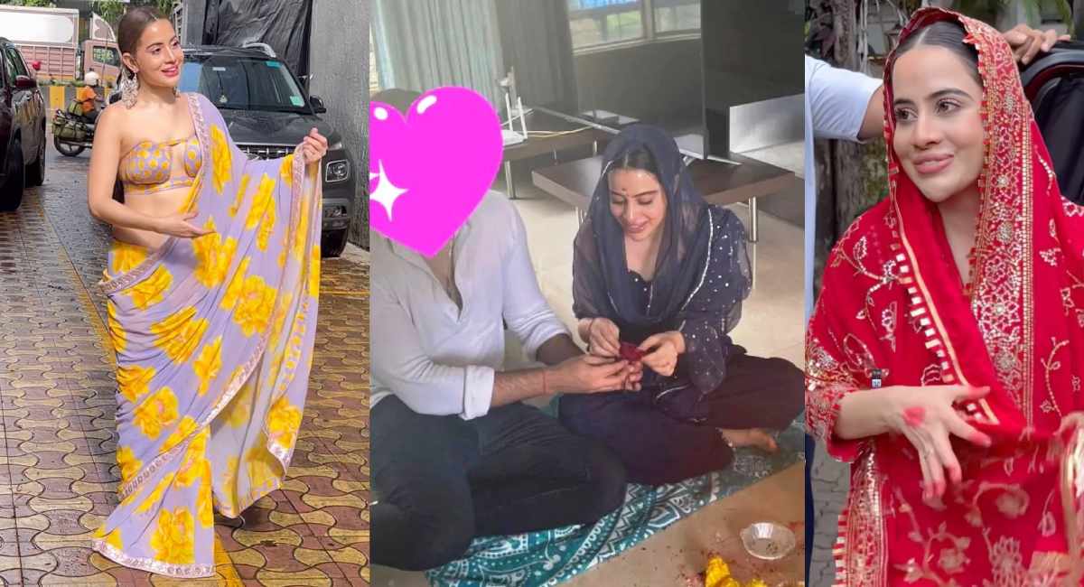 Urfi Javed's engagement photos are viral on social media