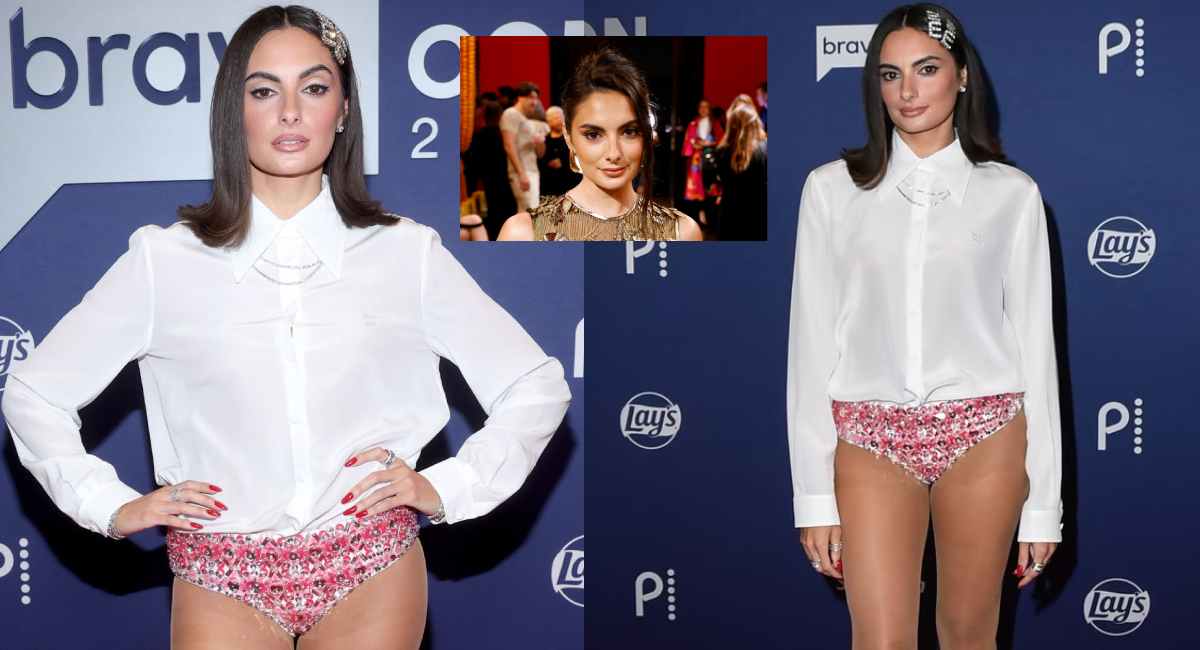 Paige DeSorbo Crystal Panties at BravoCon 2023