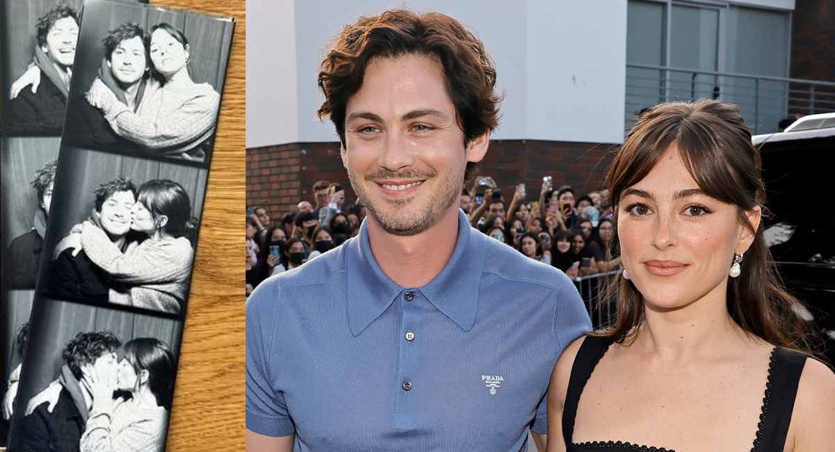 Logan Lerman and Ana Corrigan