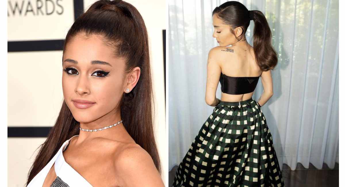 Ariana Grande height in feet without shoes