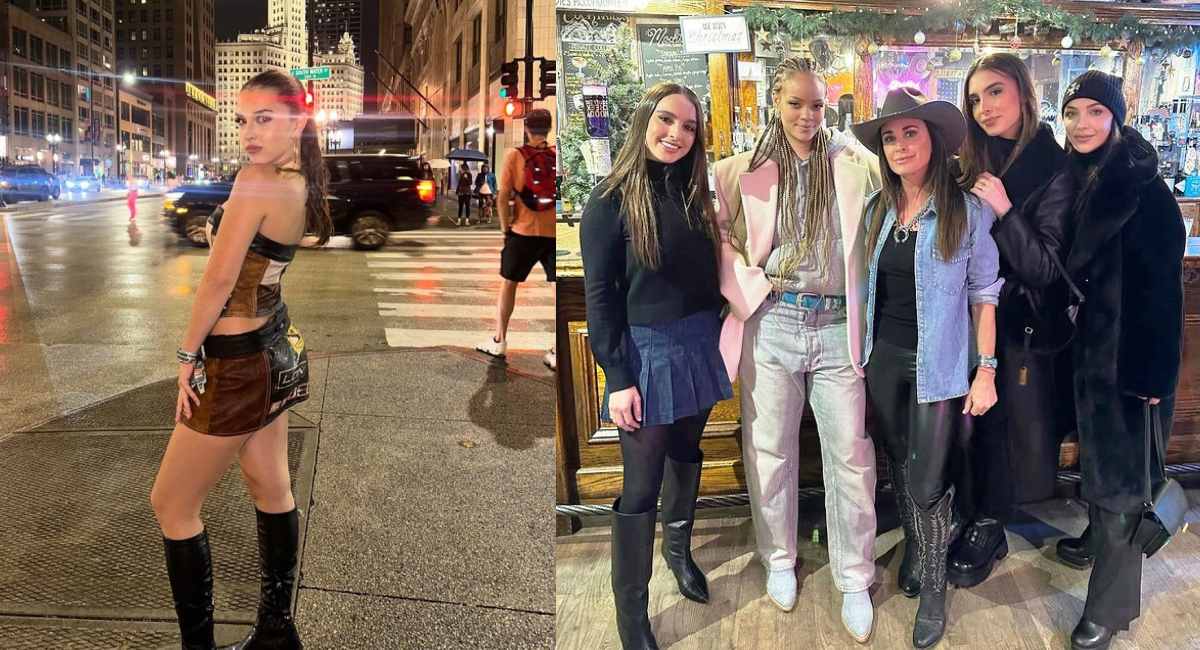 Rihanna Kyle Richards RHOBH Aspen encounter
