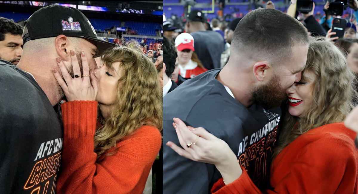Taylor Swift Afc Championship Celebration Travis Kelce