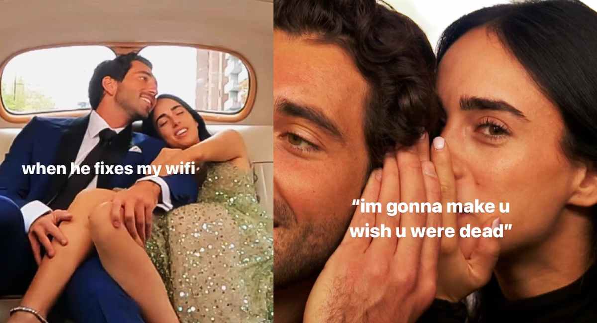 Memes of Bachelor Maria Georgas and Joey Graziadei Sweep Social Media
