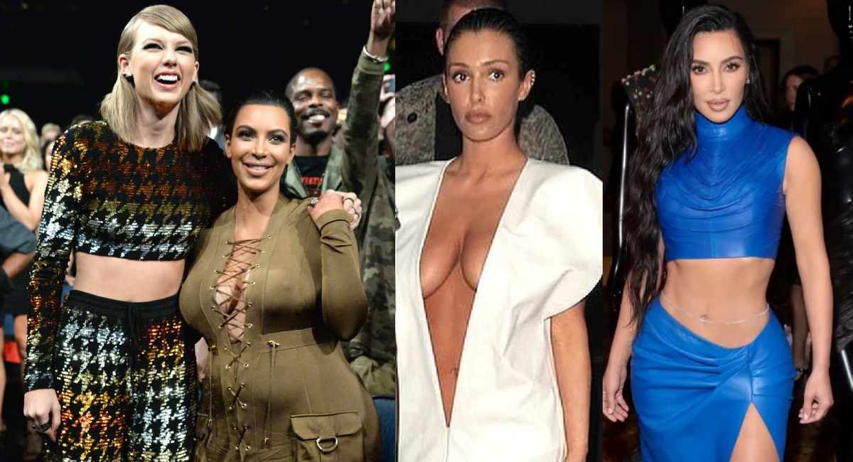 Bianca Censori Reacts Taylor Swift Kim Kardashian Diss