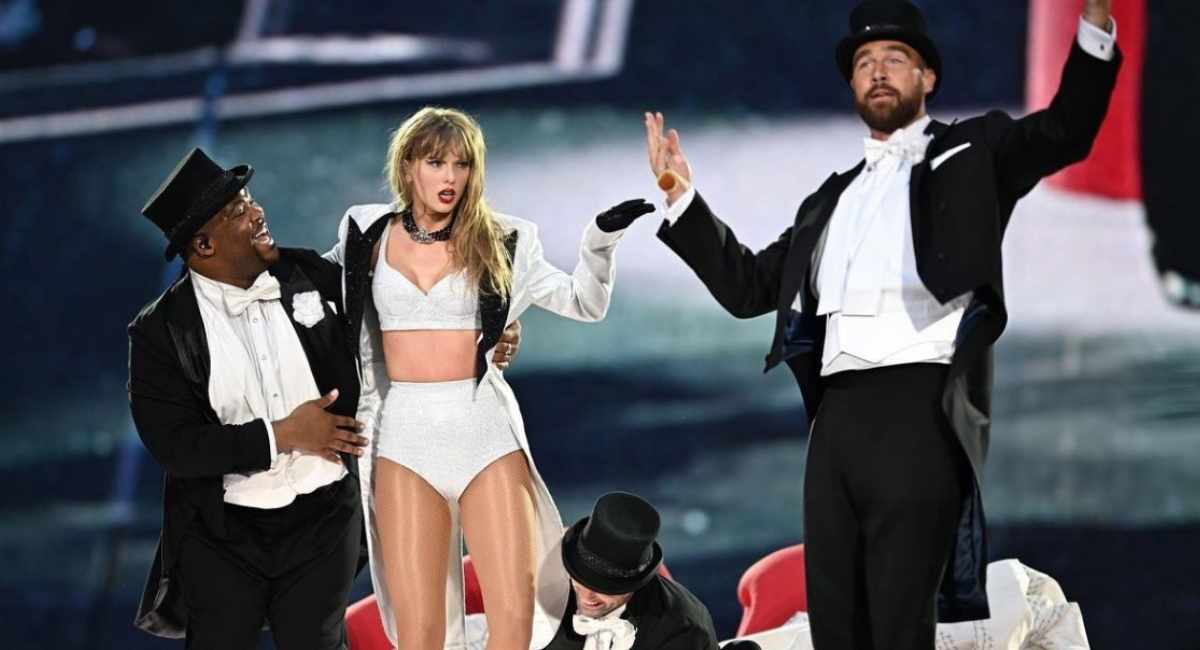 Taylor Swift Travis Kelce Wembley performance
