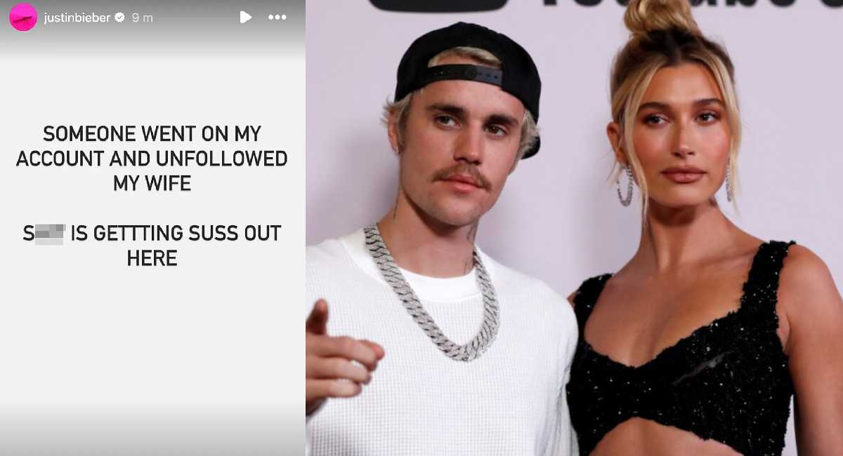 Justin Unfollows Hailey on Instagram