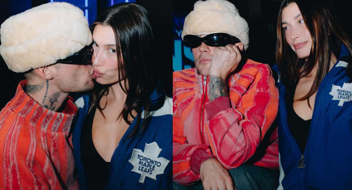 Justin Hailey Bieber Kiss at Leafs Game Amid Rumors
