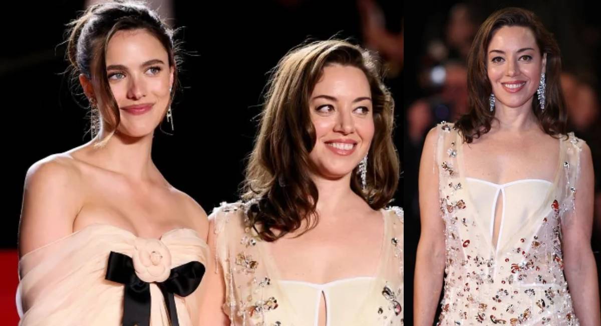 Margaret Qualley and Aubrey Plaza