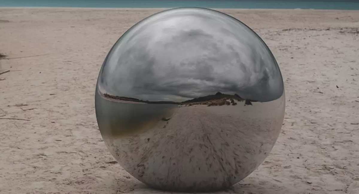 UFO metal sphere