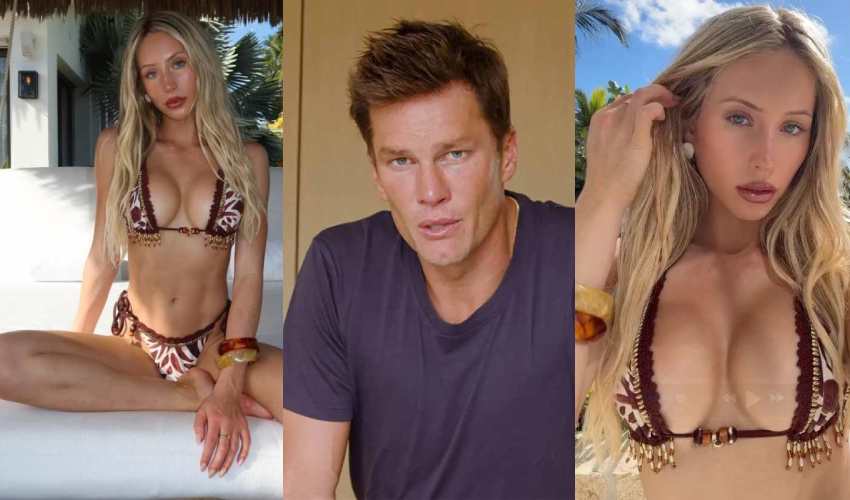 Alix Earle and Tom Brady
